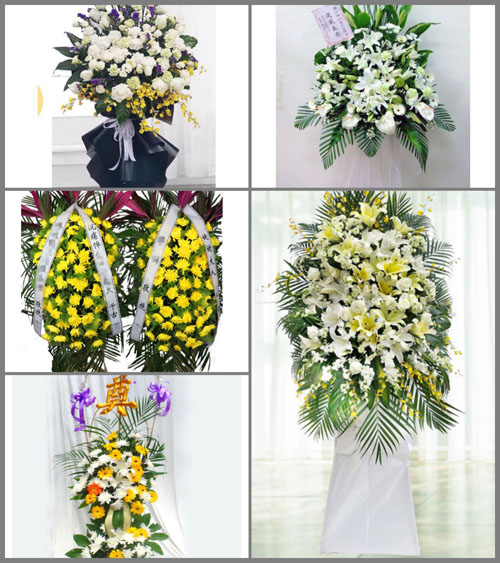 山西临汾洪洞县白事花篮预定